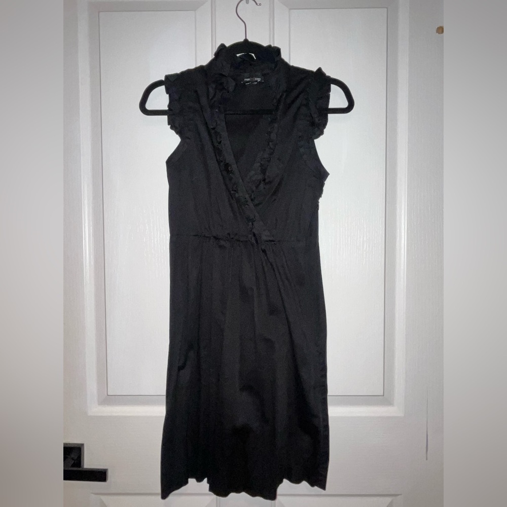 Max & Cleo Elegant Black Midi Dress